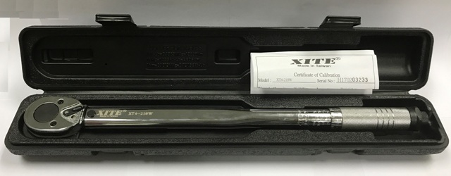 XITE 28 ~ 210Nm TORQUE WRENCH - 1/2" DR - Click Image to Close